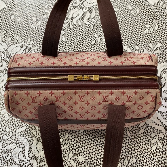 Authentic Louis Vuitton Cherry Monogram Josephine Mm Handbag - Picture 11 of 16